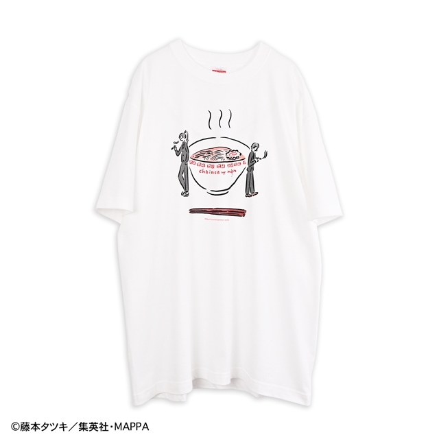 【グッズ-Tシャツ】チェンソーマン イラストレーター鬼頭祈コラボ ビッグTシャツ(早川アキと姫野)