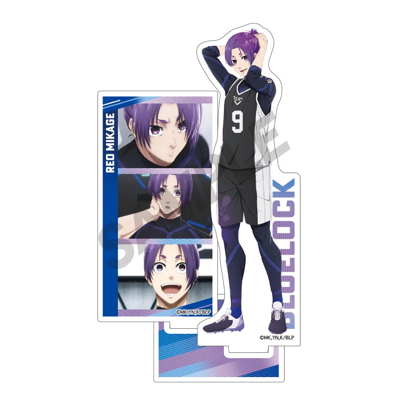 【グッズ-スタンドポップ】ブルーロック アクリルスタンド 御影玲王 ストライプ