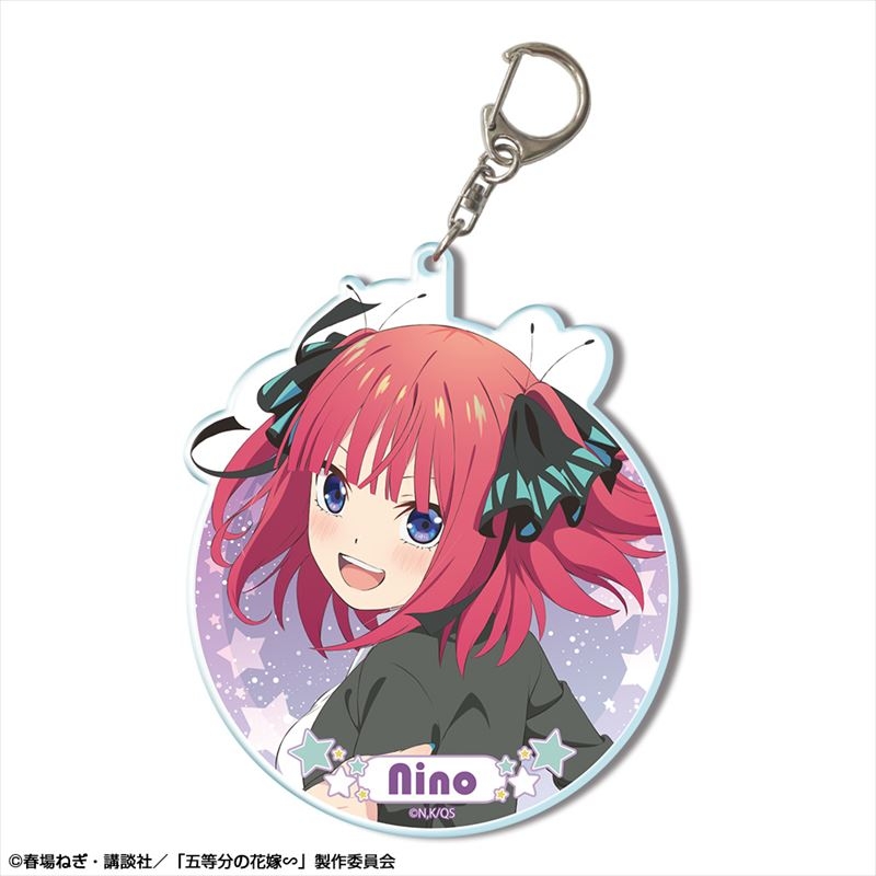 【グッズ-キーホルダー】五等分の花嫁∽ ビッグアクリルキーホルダー デザイン02(中野二乃/A)