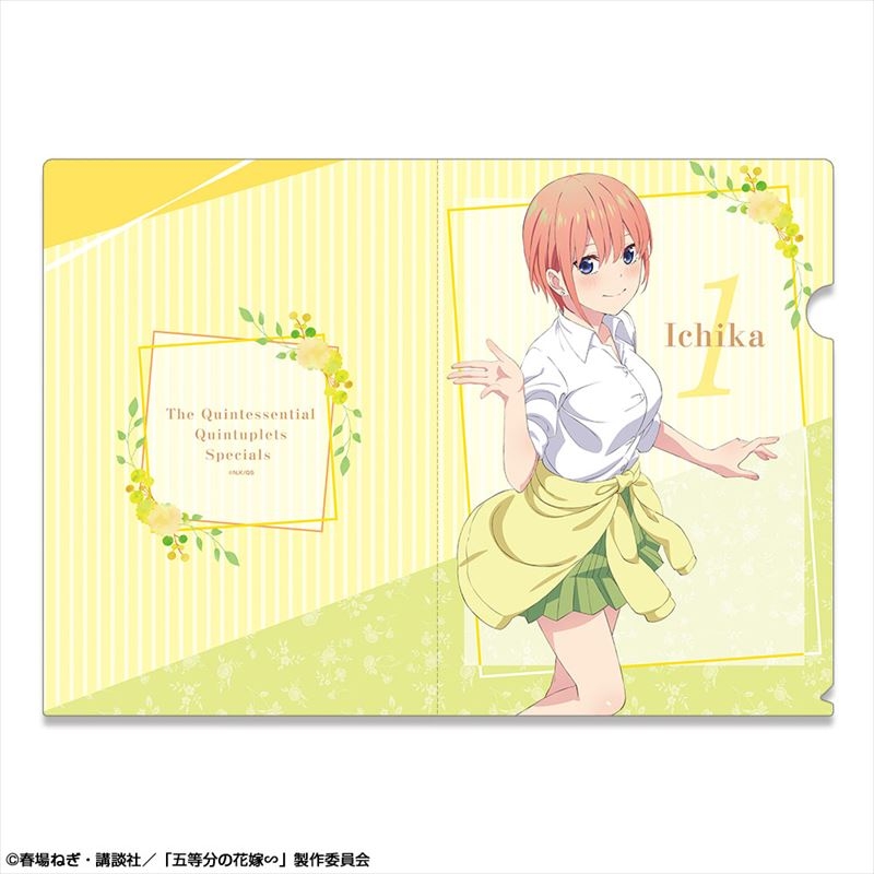 【グッズ-クリアファイル】五等分の花嫁∽ クリアファイル デザイン01(中野一花/A)