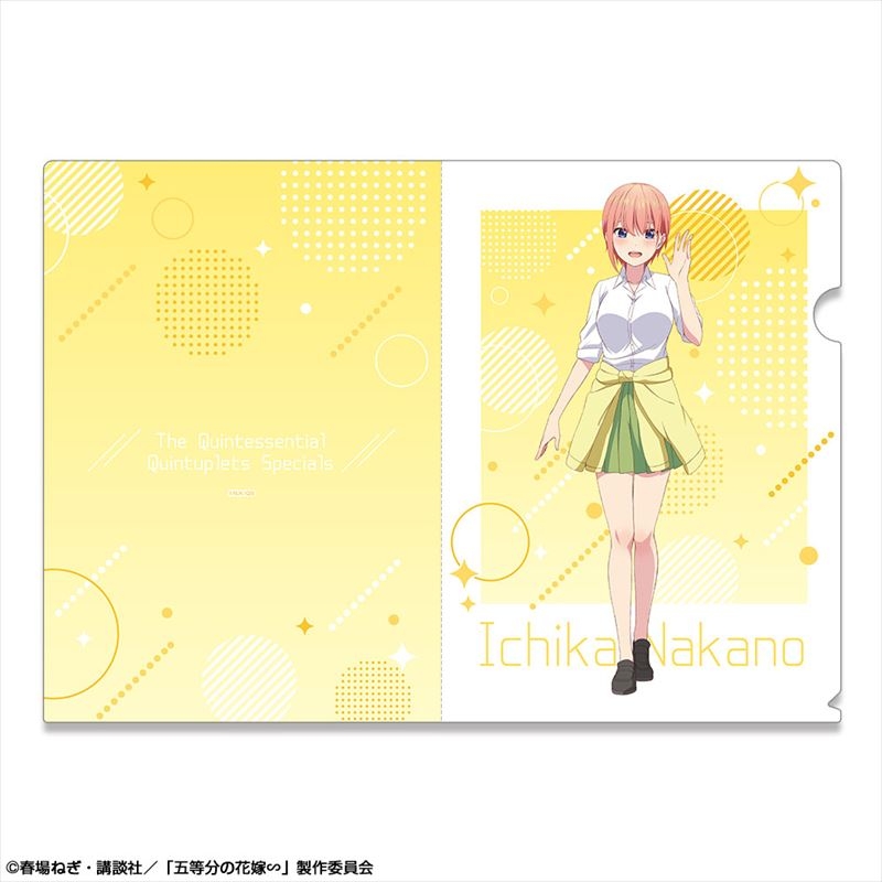 【グッズ-クリアファイル】五等分の花嫁∽ クリアファイル デザイン06(中野一花/B)