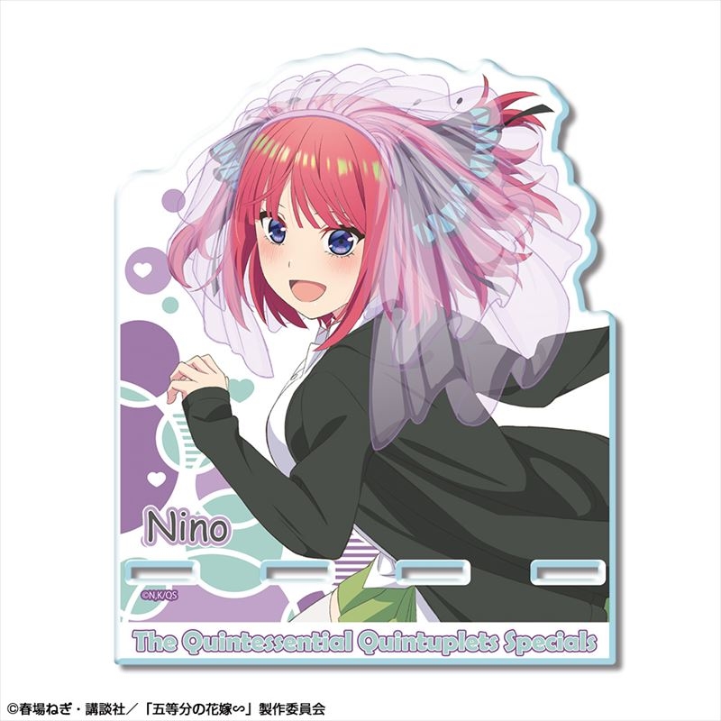 【グッズ-携帯グッズ】五等分の花嫁∽ アクリルスマホスタンド デザイン02(中野二乃/A)