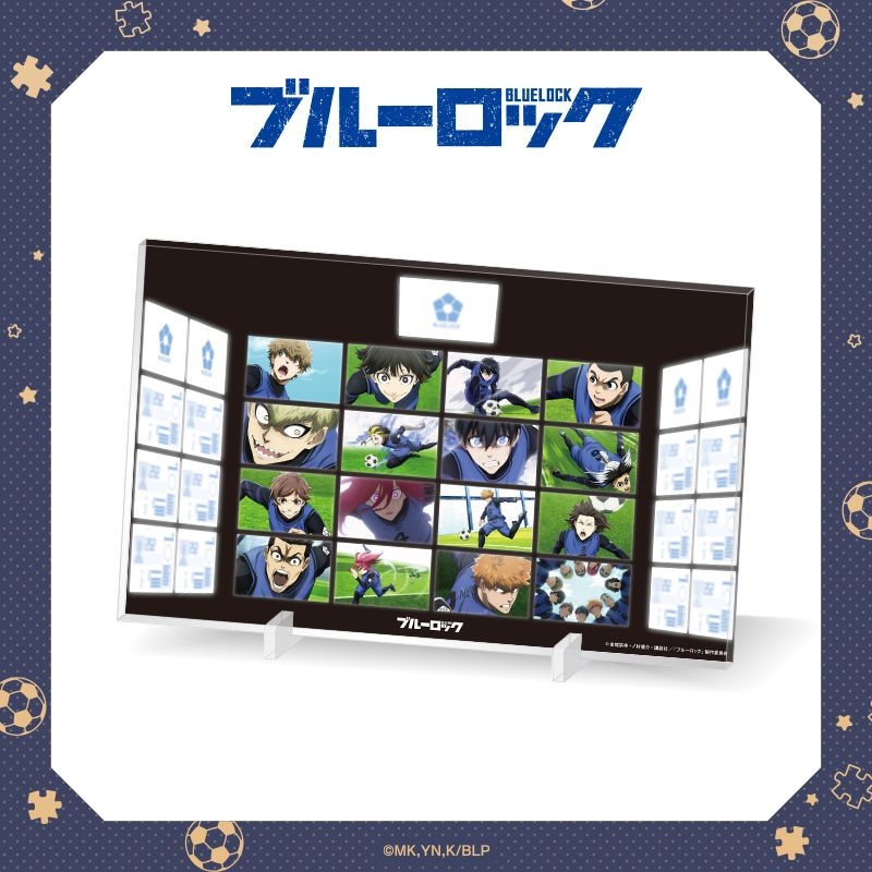 【グッズ-置きもの】ブルーロック モニター風アクリルパネル【B】チームZver.