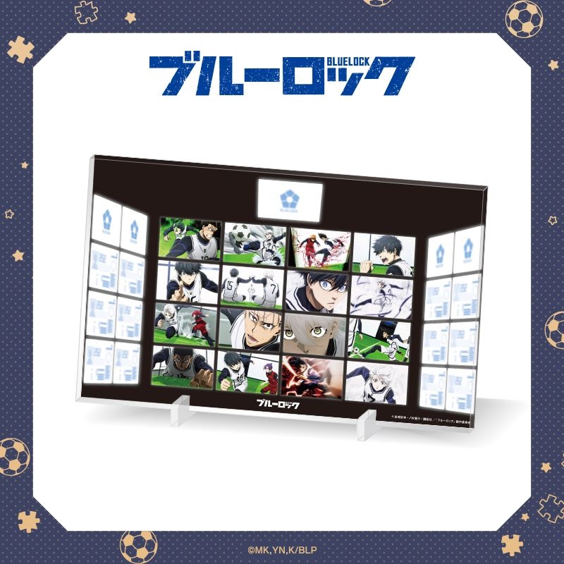 【グッズ-置きもの】ブルーロック モニター風アクリルパネル【C】奪敵決戦 潔・凪・馬狼ver.