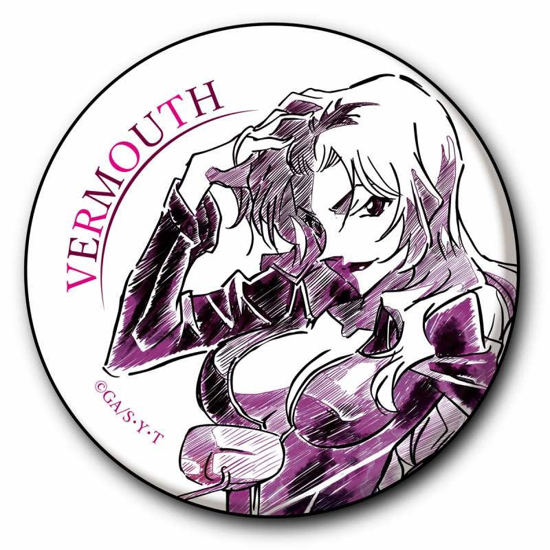 【グッズ-バッチ】名探偵コナン ペンシルアート 缶バッジコレクション ベルモット