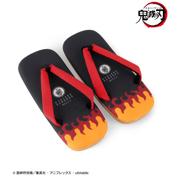 アニメ「鬼滅の刃」 煉獄杏寿郎 雪駄サンダル ユニセックス XS(22.5-23cm)