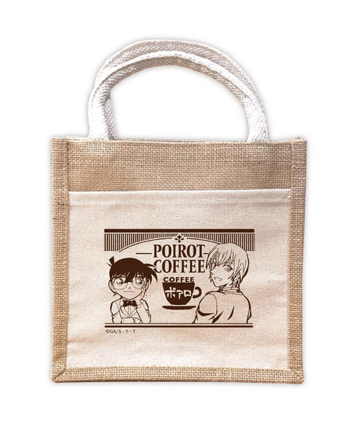 名探偵コナン 喫茶ポアロシリーズ ジュート×コットンポケットミニトート B コナン＆安室