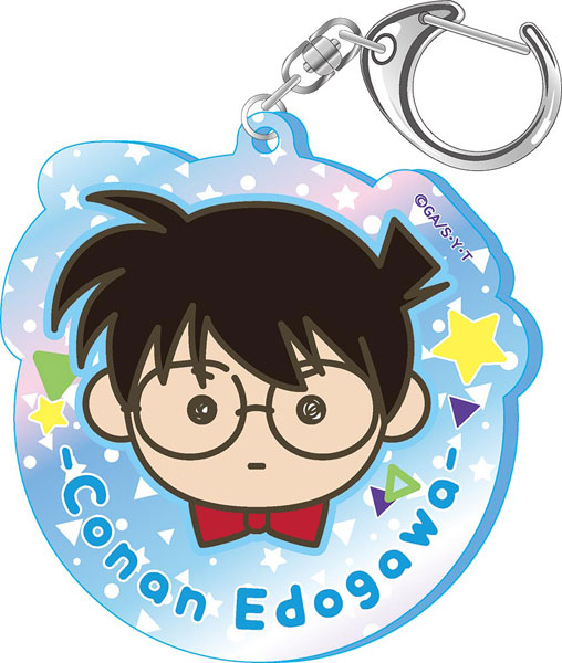 名探偵コナン オーロラアクリルキーホルダー -フェイス- 江戸川コナン